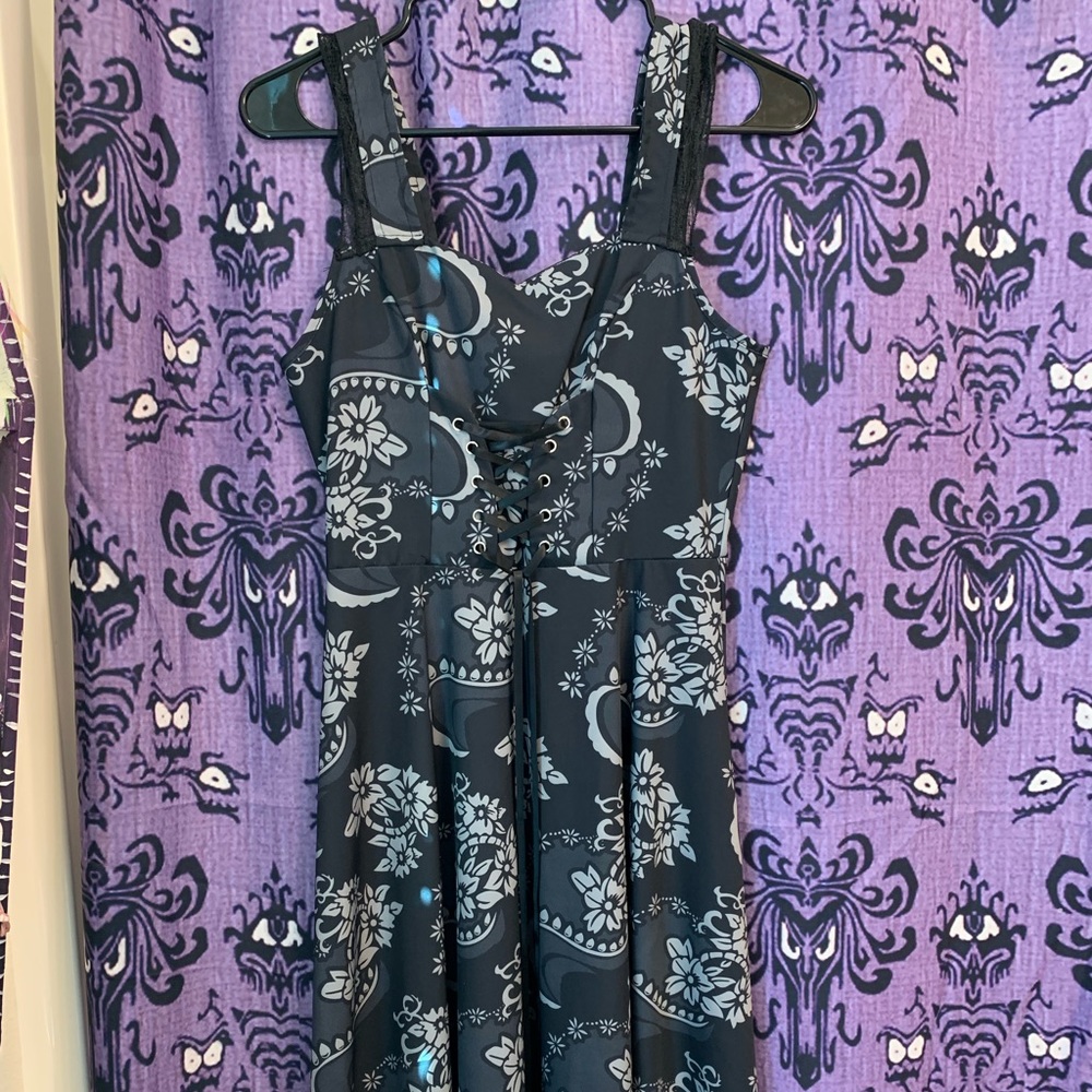 Tropical summer midi dress